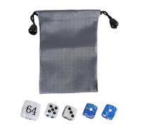 BUBEFSKD Juego De Backgammon Acrílico Dados Elegantes con Acabado Perlas para Juegos Backgammon Informales Y Competitivos Dados Entretenimiento