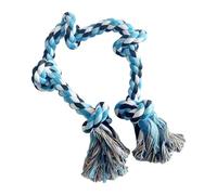 BUBEFSKD Juguete de cuerda interactivo para el cuidado dental para perros, 90 cm, diseño de nudo de algodón trenzado, soporta la limpieza de los dientes, ejercicios de masticación, juguete masticable