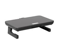 BUBEFSKD L Soporte para monitor de forma grande con cajón organizador para ordenador portátil para LCD organizadores de escritorio y espacio de almacenamiento