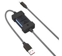 BUBEFSKD Línea De Carga Tipo C 100 W Función Calentamiento Manual Diseño Red Pesca Trenzada para Acampar Uso En Invierno Cable Carga para Acampar Aire Libre Matanza Insectos
