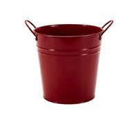 BUBEFSKD Macetas Jardinera Cubo Binaural Cesta de Almacenamiento Cerca Cesta para Balconys Jardín Hogar Interior Exterior Material Metal