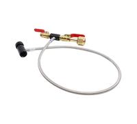 BUBEFSKD Manguera de repuesto de acero inoxidable de 36 pulgadas, para rellenar contenedores de cilindros