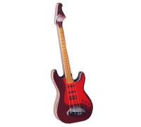 BUBEFSKD Modelo de muebles de guitarra clásica simulada muñecas de jardín simulación eléctrica moderna sala mesa miniatura instrumento musical ornamento modelo regalo para niños
