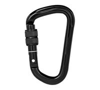 BUBEFSKD Mosquetón de acero multifuncional, mecanismo de cierre seguro, llavero perfecto para mochilas, llaves y organización al aire libre, mosquetón de escalada profesional