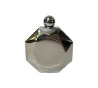 BUBEFSKD Octogonal redondo mazorca manchas sin aceros Whiskys ollas bebidas portátil botella pequeña a prueba de fugas Contenedor hombre regalo bolsillo whiskys ollas de vino aceros sin manchas