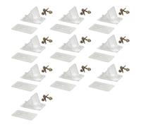 BUBEFSKD Pack de 10 protectores de almacenamiento de nieve para techo de metal con junta perfecta y tornillos de neopreno para todos los climas, fácil instalación