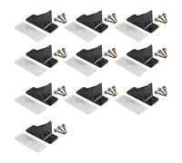 BUBEFSKD Pack de 10 protectores de almacenamiento de nieve para techo de metal con junta perfecta y tornillos de neopreno para todos los climas, fácil instalación