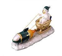 BUBEFSKD Para astronautas creativas estatuas de trineo ornamento resina universo temas figuras esculturas modelo hogar arte escritorio decoración cumpleaños universo tema figuras escultura