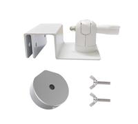 BUBEFSKD Para desfasadores satelitales, soporte de canaleta con tubo de 1/4 pulgadas, adaptador de tornillo de 360 grados, rotación de 360 grados, solución de techo para el hogar