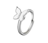 BUBEFSKD Para el miedo de las mariposas giratorio ajustable reducción de tensión día de San Valentín inquieto rotativo preocupación calmante anillos Spinner Ansiedad mujeres, como se describe