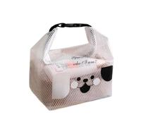 BUBEFSKD Paseo Bolsa Muerta Para Mujeres Impermeable A Prueba De Arena Playa Para Piscina Vacaciones Portátil Bolsa De Baño Bolso De Regalo Bolso De Mano, Blanco, Increase the size