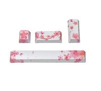 BUBEFSKD PBT Personalizada Keycaps Cherry Blossom Para El Teclado Mecánico Del Teclado Para Gaming Teclado 4 Teclas Sublimación Espacio ESC Verter