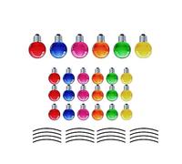 BUBEFSKD Pegatinas reflectantes para coche de Navidad, bombilla, pegatinas reflectantes, agrega alegría a tu vehículo refrigerador y garaje festival decoraciones de coches festivales