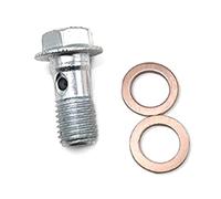 BUBEFSKD Pernos Y Arandelas Banjo para Motocicleta Mangueras De Freno Acero Inoxidable Pinza Cilindro Maestro Tornillos Pinza Motocicleta 10 Uds.