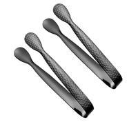 BUBEFSKD Pinzas Pequeñas De Acero Inoxidable para Servir 2 Uds. Uso Práctico En Equipos De Café Utensilios Servir Agarre Ajustable