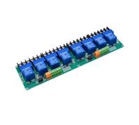 BUBEFSKD Placa De Componentes Transmisión 8 Canales Control Carga Acondicionamiento Corriente Directa 5V para Automatización Redes Domésticas