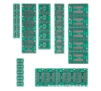 BUBEFSKD Placa De Conversión Adaptadores IC Portátiles MSOP10 SOT23 SOP8 16 24 28 para Múltiples Tipos Paquetes Kit Adaptadores PCB Construcción para Conversión A Dip