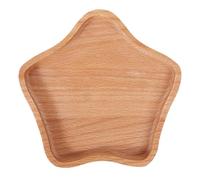 BUBEFSKD Plato de servir de dibujos animados comida para bebés de madera estancia placas de alimentación de postre bandeja postre fruta platos de comida para bebés gratis y cuencos