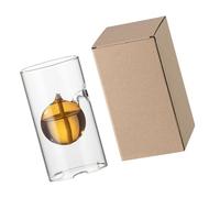 BUBEFSKD Portavelas de aceite de vidrio rellenable estilo tornados, velas líquidas reutilizables, para usar con lámpara de parafina líquida, vidrio recargable