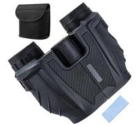 BUBEFSKD Prismáticos de densidad 12 x 25 con reflexión, imágenes 720p, visión nocturna, plano delgado y ergonómico para mochileros, astrofísica, observación de aves, binoculares