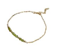 BUBEFSKD Pulsera de cristal ajustable con piedras de nacimiento, 12 piedras preciosas para cada mes, 3 mm, piedras naturales facetadas, amatista turquesa elástica, talla única, como se describe