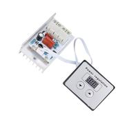 BUBEFSKD Regulador De Velocidad del Regulador Voltaje SCR 10000 W AC220 V 80 A con Disipador Calor Mejorado para Control Motor Y Termostato Ajuste Voltaje No Lineal