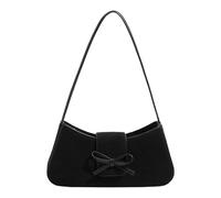 BUBEFSKD Retro Inspirado Mujeres Uso Diario Bolsos Bandoleras Cuero Axila Bolso Casual Satchel Underarmtaschen Casual Day Bag, Negro