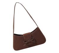 BUBEFSKD Retro Inspirado Mujeres Uso Diario Bolsos Bandoleras Cuero Axila Bolso Casual Satchel Underarmtaschen Casual Day Bag, marrón