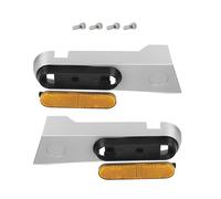 BUBEFSKD Scooter eléctrico delantero trasero rueda cubierta cubierta protectora al aire libre scooter parte accesorios protección reflector cubierta protectora