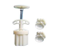 BUBEFSKD Sellos para Galletas Gatos De Riqueza Moldes Pasteles Máquina Hacer A Presión Manual Herramienta Hornear Festival del Medio Otoño