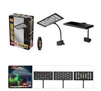 BUBEFSKD Sistemas de iluminación para acuarios compactos de 3/9/12 horas, temporizador de rotación de 360 grados, adelgazante, funciona con USB, para plantas, luz LED para acuario, con adaptador