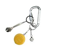 BUBEFSKD Solución integral de llavero D Circlet Clave de cinta métrica para uso diario multiusos en diferentes escenarios Herramienta de reparación multiusos, D, Talla única