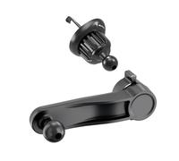 BUBEFSKD Soporte de gancho de plástico para toma de corriente de coche con cabezal de bola de 17 mm, accesorios de plástico, adecuado para transmisión de energía del teléfono y soporte soporte global
