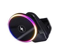 BUBEFSKD Soporte para Reposacabezas De Soporte para Teléfono Móvil para Asiento Trasero De Vehículo Carga Inalámbrica para Teléfono Inteligente Soporte Giratorio De 360 Grados Soporte Giratorio