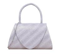 BUBEFSKD Strasspu Tasche Formal Abendbeutel Dame Geldbörse Elegante Hochzeitsfeier Klemme weibliche Cocktail Cross Body Umhängetasche Glitzer Klappe Clutch Clutch Clutch