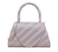 BUBEFSKD Strasspu Tasche Formal Abendbeutel Dame Geldbörse Elegante Hochzeitsfeier Klemme weibliche Cocktail Cross Body Umhängetasche Glitzer Klappe Clutch Clutch Clutch