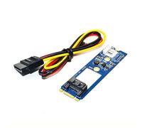 BUBEFSKD Tarjeta De Placa Convertidora Adaptadora SATA3.0 7 Pines para Tarjeta Expansión Marco Soporte Horizontal Almacenamiento 2242 2260 2280