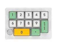BUBEFSKD Teclado numérico programable compacto y duradero con función de programación macro, fácil de usar sin controlador necesario teclado de juego profesional