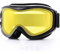BUBELS Gafas de esquí de doble capa con lente antivaho, gafas de esquí para hombres y mujeres