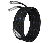 Bubiercaes Cable de audio RCA macho a 2 conectores RCA, cable de audio estéreo, cable de señal de alta fidelidad con un diámetro de 6,0 mm - 3 m