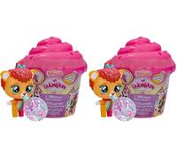 Bubiloons IMC Toys Confetti Party, Mini Muñeca Animalito Sorpresa Coleccionable Que Infla Globos con 8 Accesorios, Juguete Regalo para Niñas y Niños +3 Años (Paquete de 2)