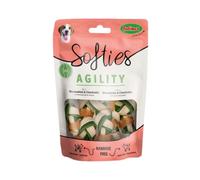 BUBIMEX Agility (120 gr) - Snacks Masticables sin Cuero con Pollo, Glucosamina y Condroitina para las Articulaciones del Perro