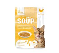 Bubimex - Bubi Nature Sopa - Sabor Pollo - 50 g - Alimento complementario para Gatos - Comida húmeda - Textura Ligera - Favorece la hidratación