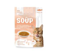Bubimex Bubi Nature Sopa - Sabor salmón - 50 g - Alimento complementario para Gatos - Comida húmeda - Textura Ligera - Favorece la hidratación