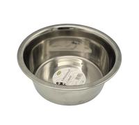 Bubimex - Cuenco de Acero Inoxidable para Perros y Gatos (1,80 L, Acero Inoxidable, Recipiente para Agua y Comida, Resistente, higiénico, fácil de Limpiar e Atemporal, diseño de escaleras de Alta