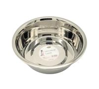 Bubimex - Cuenco de Acero Inoxidable para Perros y Gatos, para Agua y Alimentos, Resistente, higiénico, fácil de Limpiar e Atemporal, 2,80 l