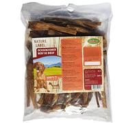 BUBIMEX - Nervios de Ternera - Dulces masticables para Perros - Bastón de Carne de Vacuno 100% Natural - tendones Ricos en proteínas y Bajos en Grasa - 25 Unidades - 450 g