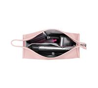 BUBM Bolsa de almacenamiento de viaje compatible con Dyson Airwrap Styler, Shark Flexstyle Air Styling y sistema de secado, organizador portátil para Airwrap Styler y accesorios, color rosa