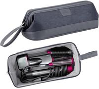 BUBM Bolsa de Almacenamiento portátil de Viaje Compatible con secador de Pelo Dyson Supersonic/Dyson Airwrap Styler/Dyson Corrale Hair Straightener/Shark Flexstyle Air Styling & Drying System, Gris