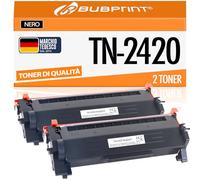 Bubprint 2 Tóner compatibles con Brother TN-2420 TN-2410